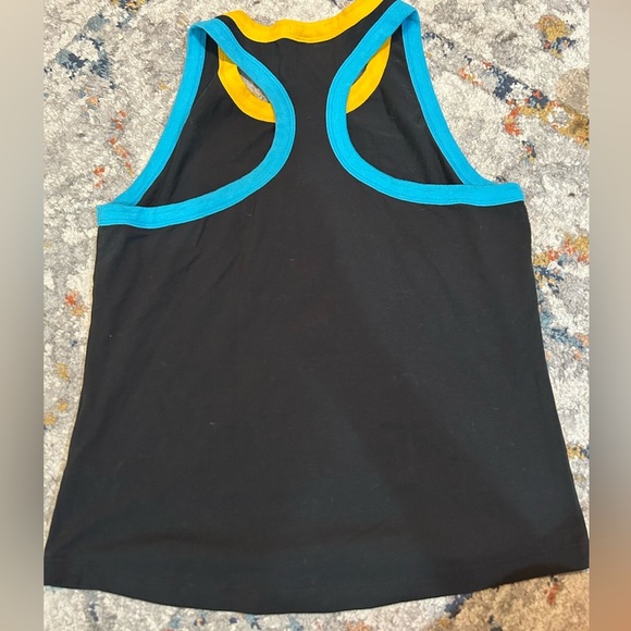 Wilson Black Tank Top with Blue and Yellow Accents Small - Picture 3 of 4